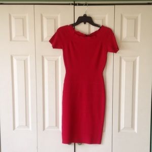 BCBG RED HOT BODYCON DRESS